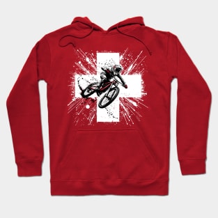 Swiss Mountain Biker - MTB Switzerland Mountainbike Hoodie